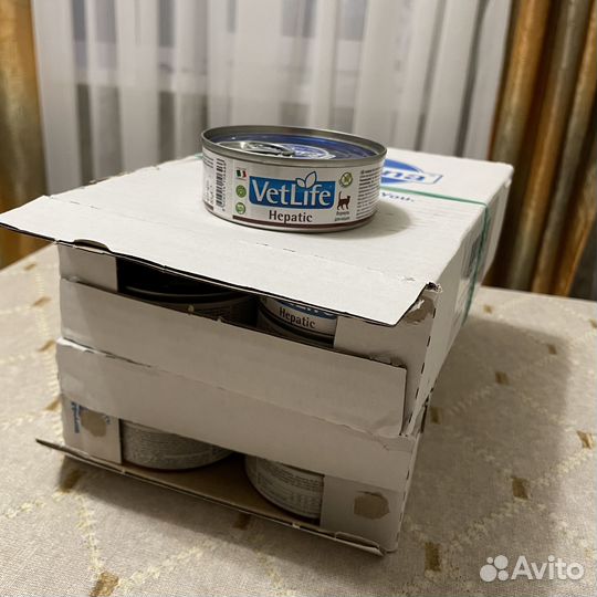 Корм паштет для кошек VetLife Hepatic