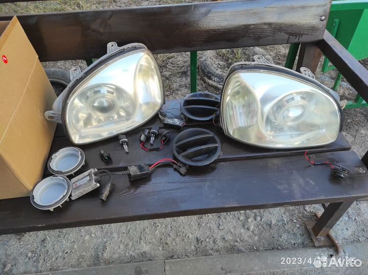 Фары на Санта Фе