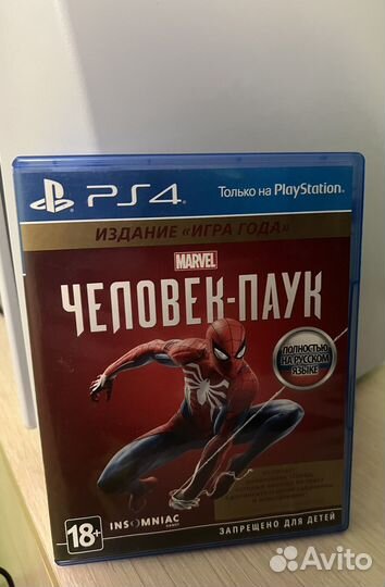 Игра для приставок ps4 ps5 человек паук