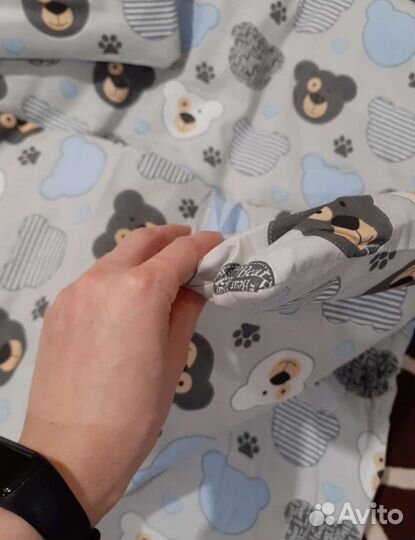 Комплект в коляску подушка матрас одеяло