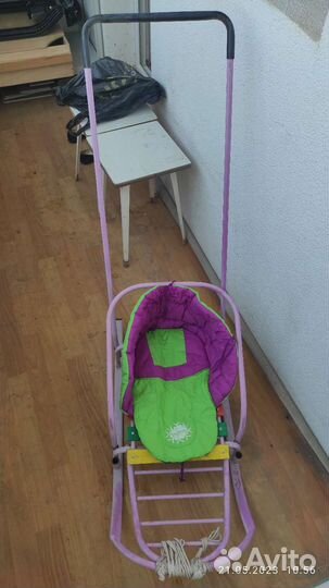 Детские зимние санки