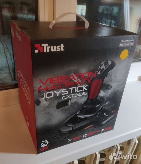 Руль с педалями и джойстик Trust (новые, ср0чно)