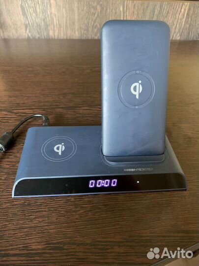 База для беспроводной зарядки на 2 гаджета