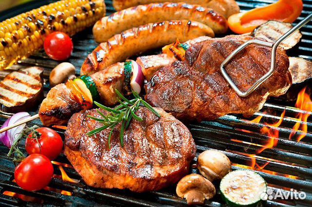 Решётка гриль чугун