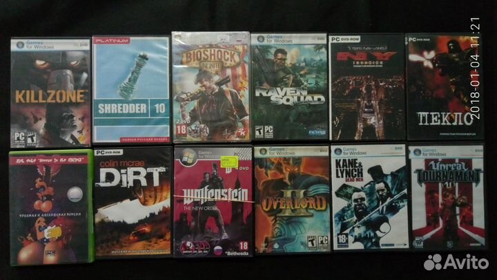 Игровые диски на PC и компьютер