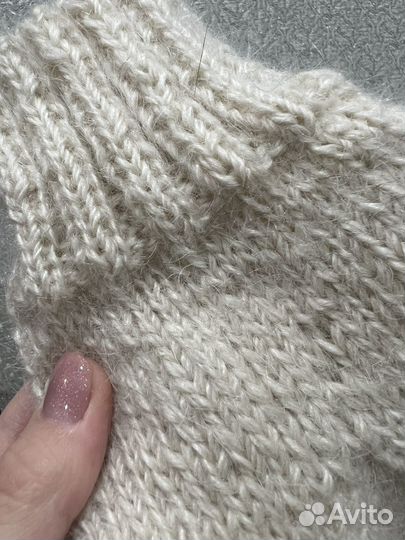 Шерстяные носки ручной работы