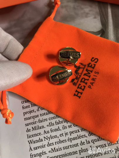 Запонки мужские Hermes