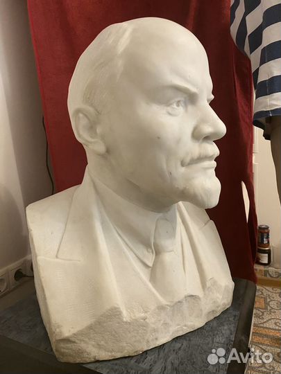 Бюст Ленина мрамор большой