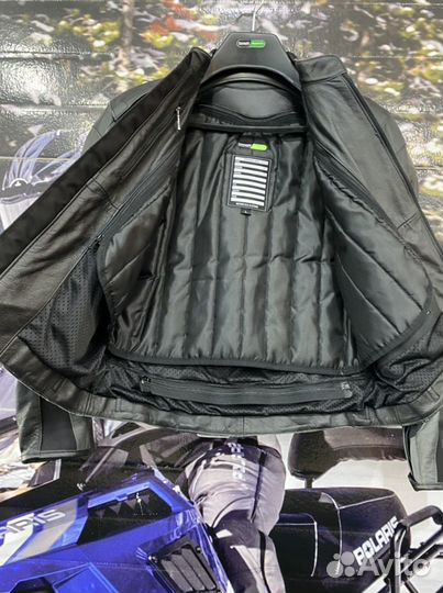 Мотокуртка Kawasaki leather jacket M