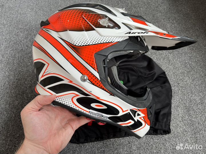 Airoh Aviator Carbon 2.2 кроссовый мотошлем L XL