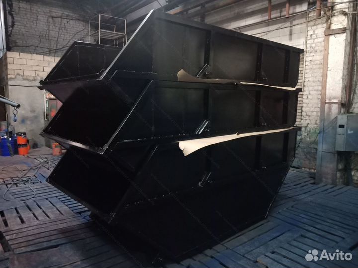 Мусорный бункер из металла 8м3 Арт д9454