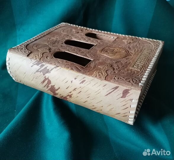 Берестяной короб ы виде книги