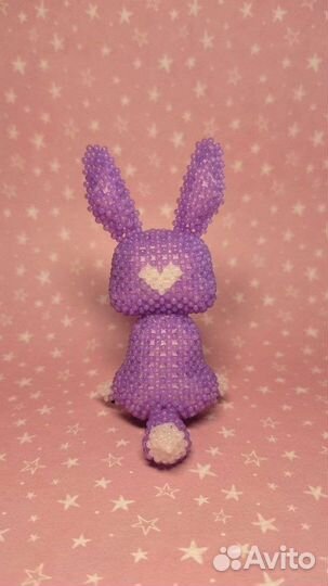 Амигуруми из бисера заяц,кролик