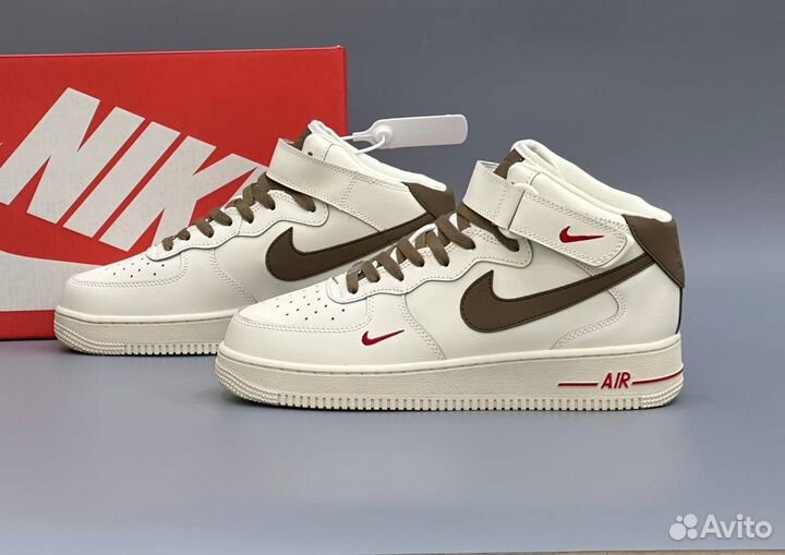 Кроссовки зимние nike air force 1