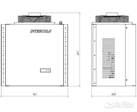 Холодильная сплит-система Intercold MCM 331PR FT