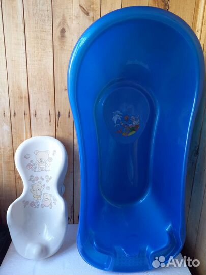 Ванночка для купания с горкой