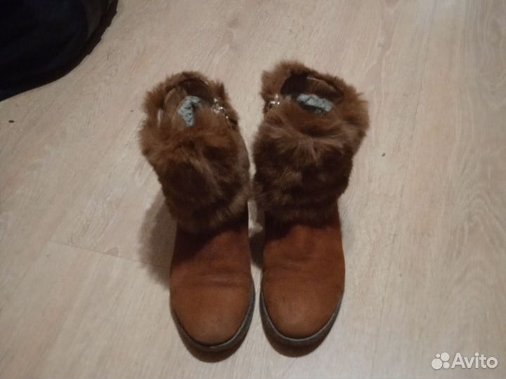 Полусапожки зимние на девочку. 33 раз. giomali