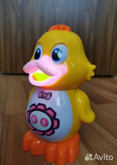 Игрушка развивающая утка/Стихи/сказки/Песни