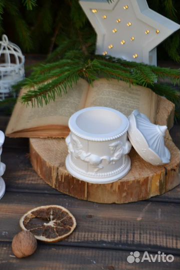 Шкатулки подсвечники карусель с лошадками