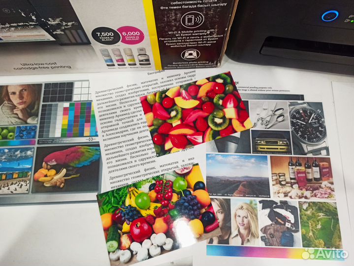 Мфу Epson L366 с WiFi и снпч