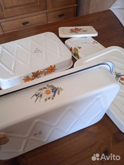 Лоток судок эмалированный для холодца,жаркого СССР