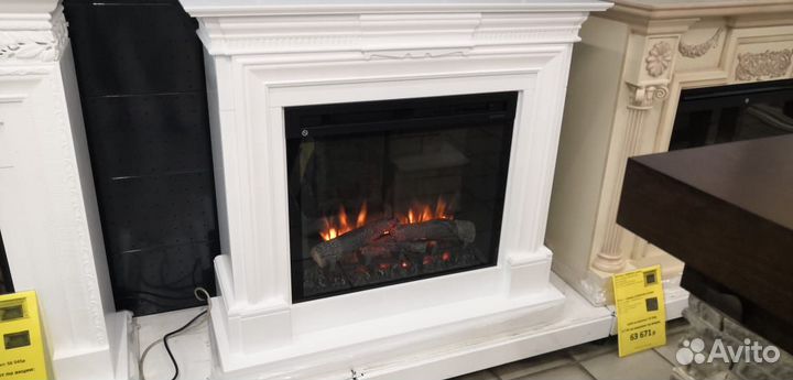 Электрокамины с очагами