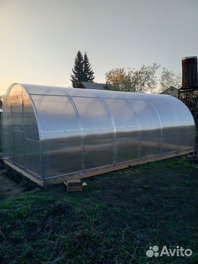 Теплица арочная (с двойной дугой) с гарантией