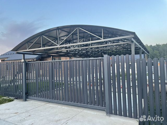 Заборы, откатные ворота, навесы, сварочные работы в Чехове | Услуги | Авито