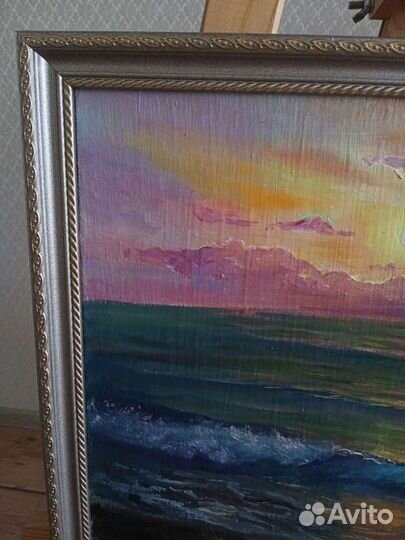 Картина маслом на холсте пейзаж