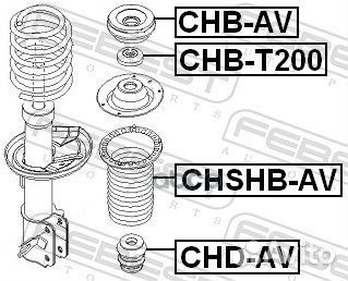 Пыльник переднего амортизатора chshb-AV Febest