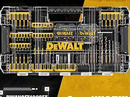 Набор бит и сверл Dewalt dwangft100SET