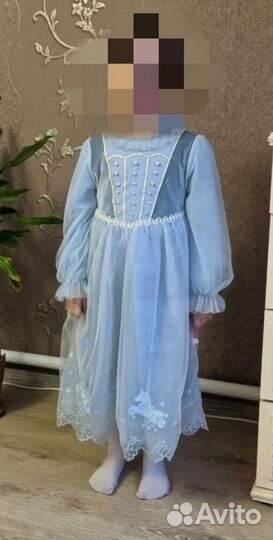 Нарядное платье для девочки 122 128