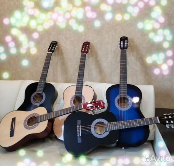 Гитары акустические и классические, укулеле