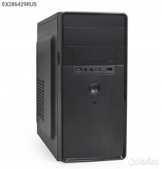 Корпус Exegate BA-309U2 Minitower Без бп чёрный, E