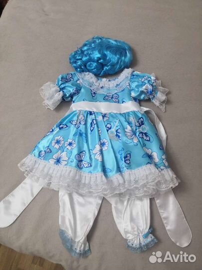 Новогодний костюм для девочки Мальвина
