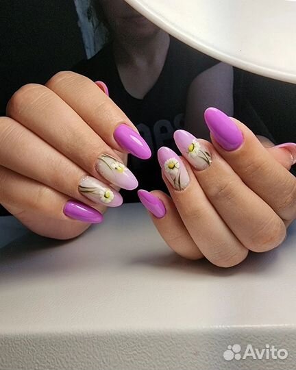 Наращивание ногтей на дому