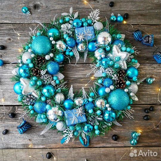 Новогодний венок. D 40-42