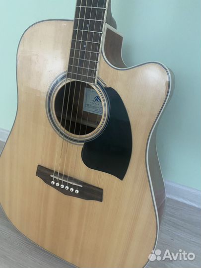Электроакустическая гитара ibanez pf15ece-nt
