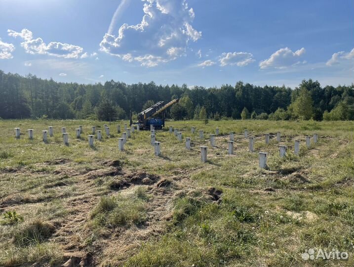 Жб сваи монтаж