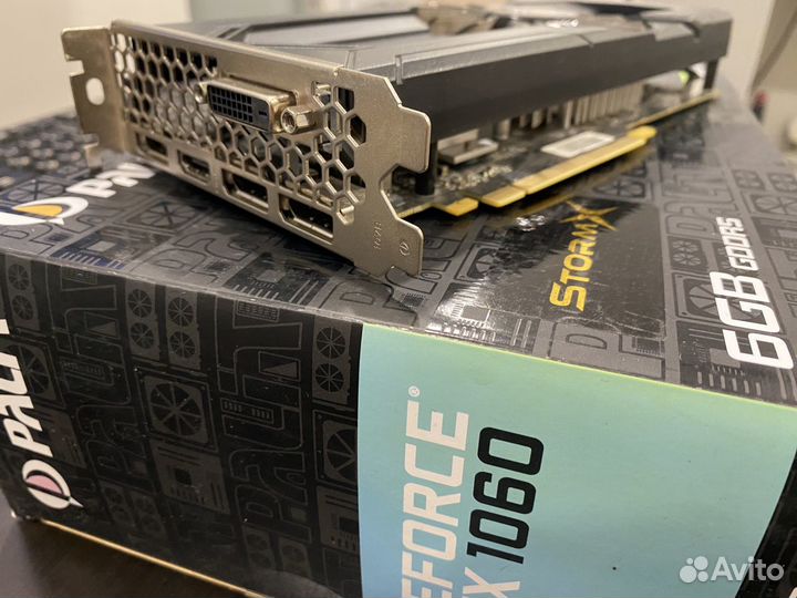 Видеокарта GeForce gtx 1060 6gb Palit