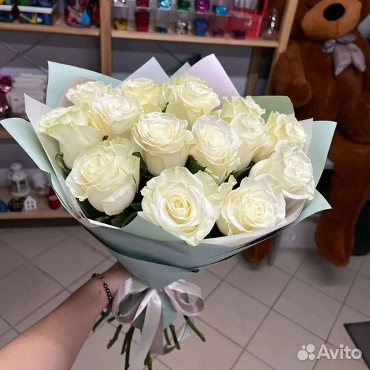 Цветы розы букет