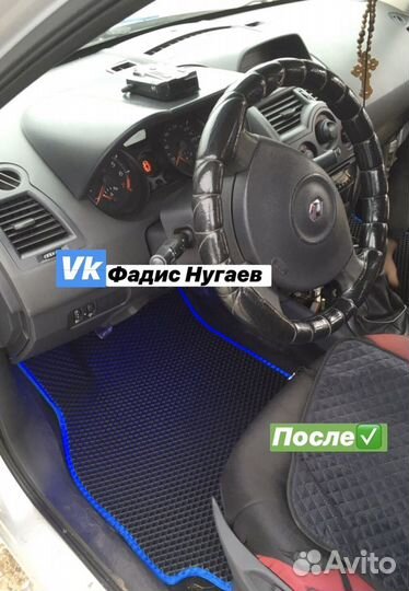 Коврики EVA на Рено Меган 2 и нe moлько