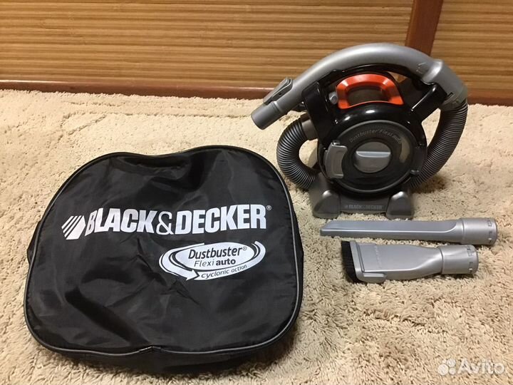 Автомобильный пылесос black decker