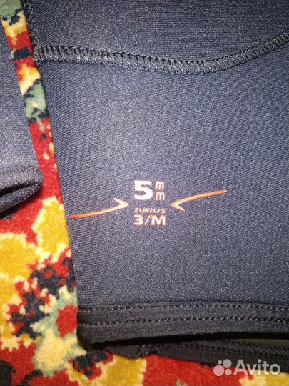 Новый Гидрокостюм Бушат Beuchat 5мм