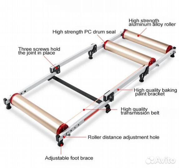 Тренажер - платформа для езды на велосипеде
