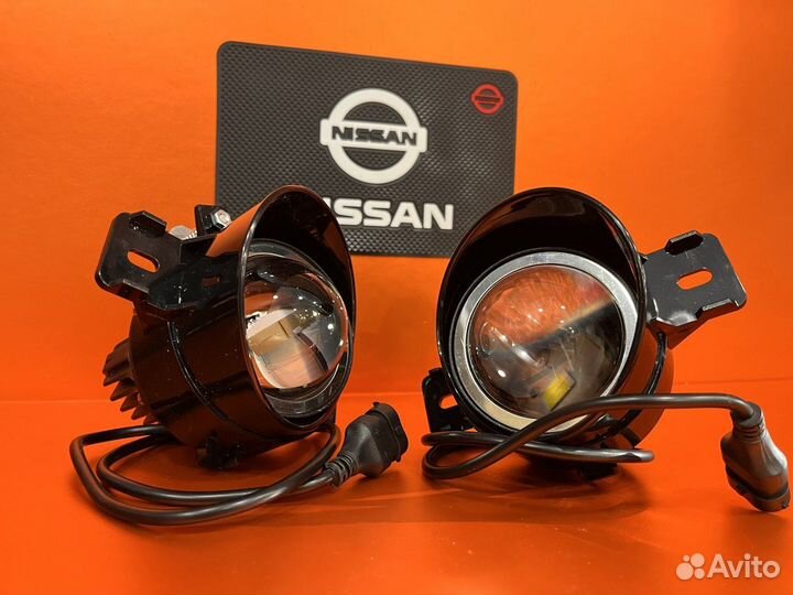 Доработанные птф на Nissan LED lazer 250w Premium