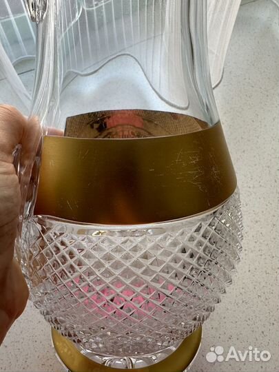 Графин со стаканами богемия