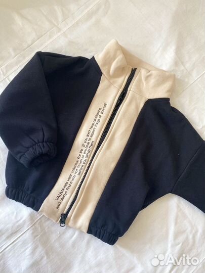 Флисовая кофта на молнии 74-104