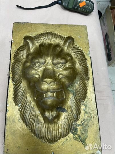 Форма для заливки бронза алюминий голова Льва
