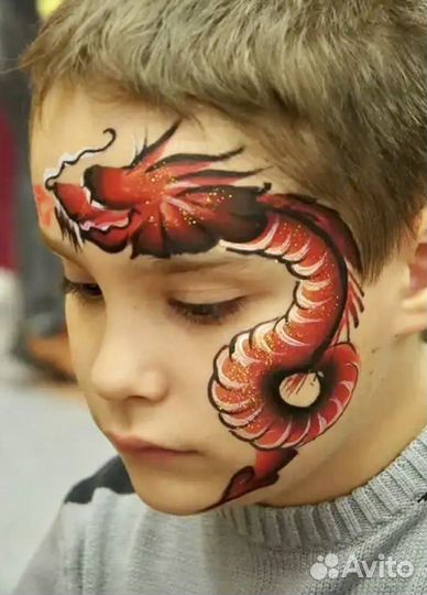 Краски для лица 6 цветов